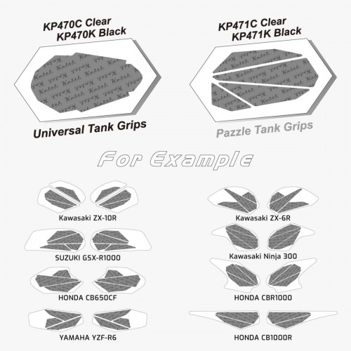 MOTORCYCLE TANK GRIPS / 4