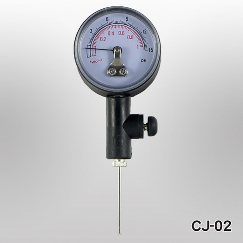 METAL BALL PRESSURE GAUGE + 1PC METAL NEEDLE (CJ-02) / 2