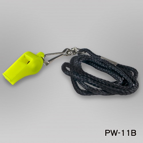PLASTIC WHISTLE WITH LANYARD(PW-11B) / 2
