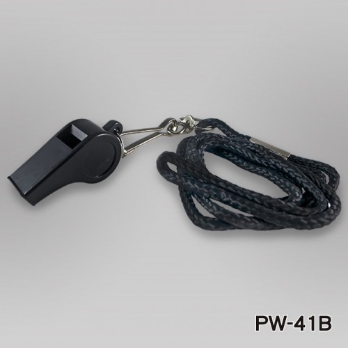 PLASTIC WHISTLE WITH LANYARD(PW-41B) / 2