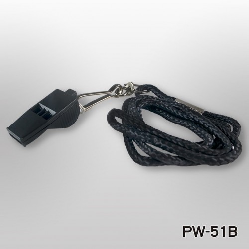 PLASTIC WHISTLE WITH LANYARD(PW-51B) / 2