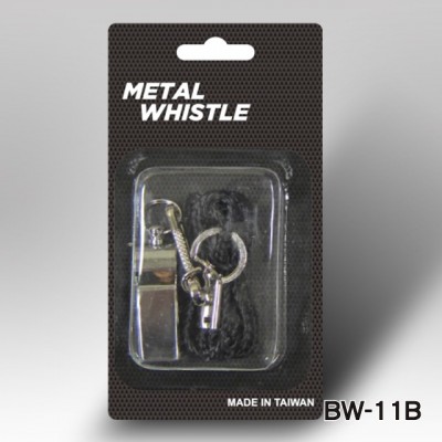 METAL WHISTLE WITH LANYARD(BW-11B)