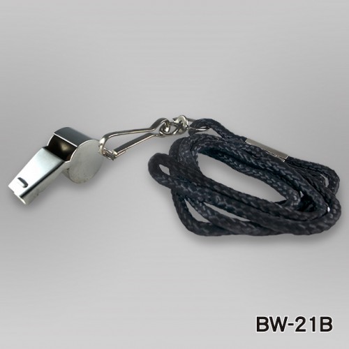 METAL WHISTLE WITH LANYARD(BW-21B) / 2