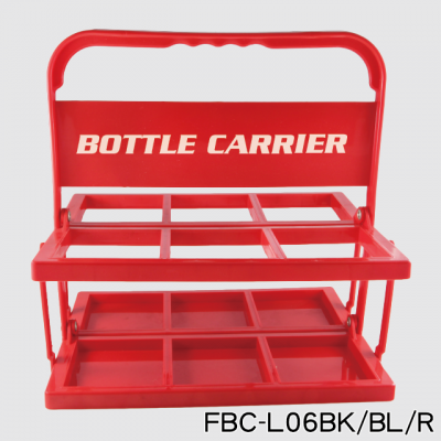FOLDABLE BOTTLE CARRIER(FBC-L06BK/BL/R)